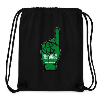 Saudi Arabia flag number 1 used - Stanley/Stella Recycled Gym Bag - black - Front