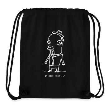 Fischköppe / Fischkopp / Barsch - Stanley/Stella recycelter Gym Bag - Schwarz - Vorne