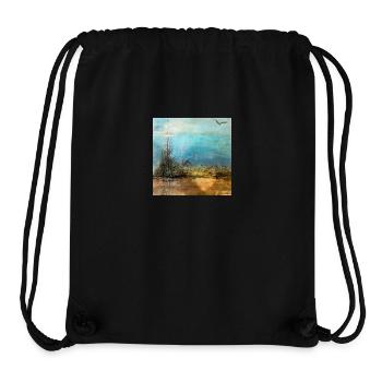 DIE WÜSTE - Stanley/Stella recycelter Gym Bag - Schwarz - Vorne