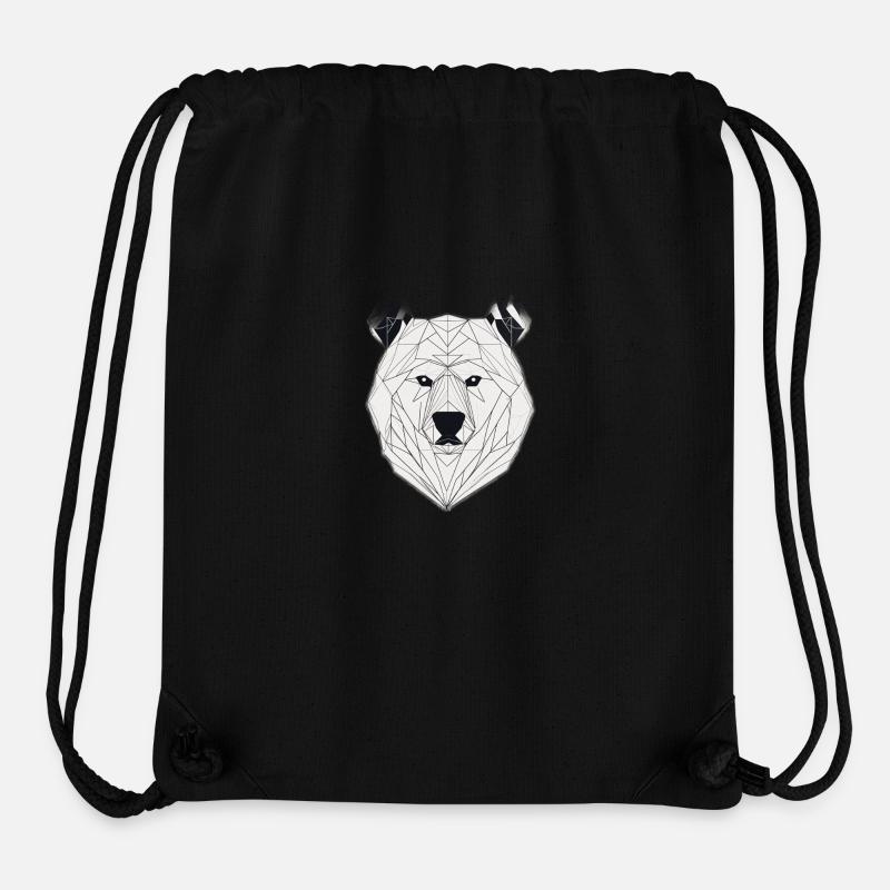 Bear Sketch - Stanley/Stella Recycled Gym Bag - black