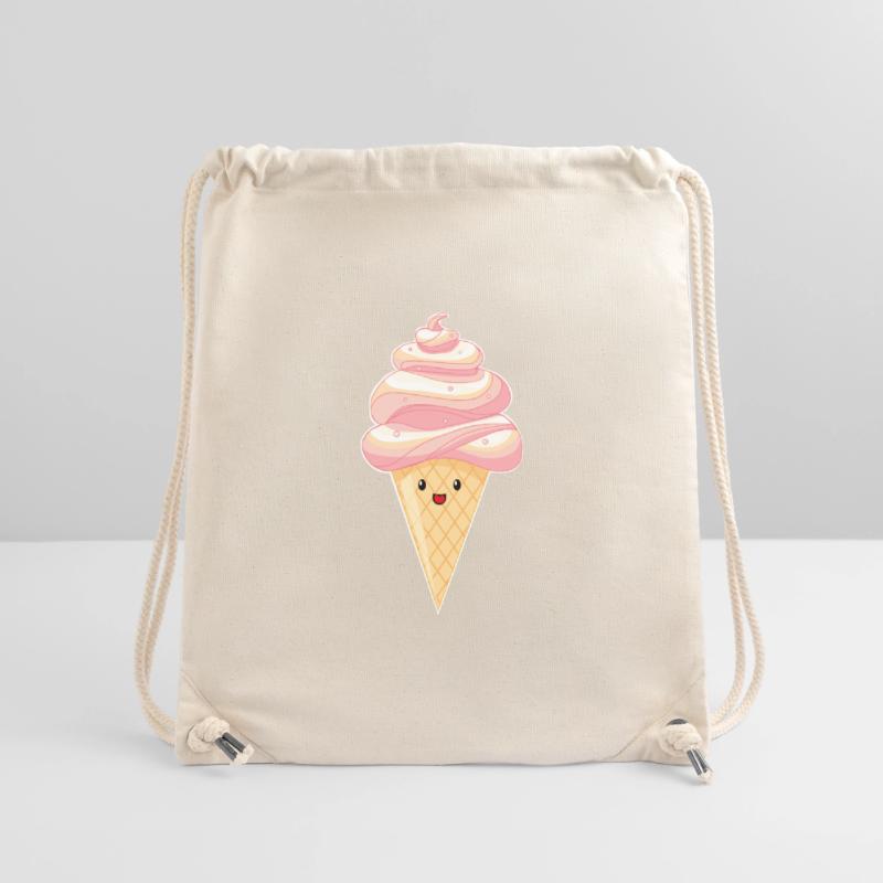 Kawaii - Eis auf Hörnchen Stanley/Stella recycelter Gym Bag