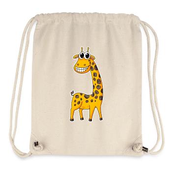 Giraffe Langer Hals - Stanley/Stella recycelter Gym Bag - Naturweiß - Vorne