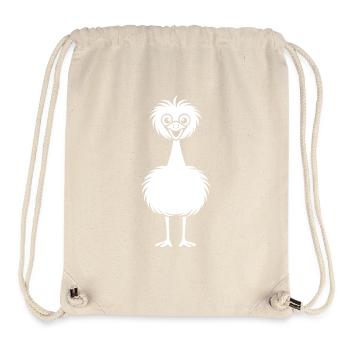 autruche - Sac à cordon recyclé Stanley/Stella - blanc naturel - Devant