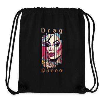 Drag Queen - Sac à cordon recyclé Stanley/Stella - noir - Devant