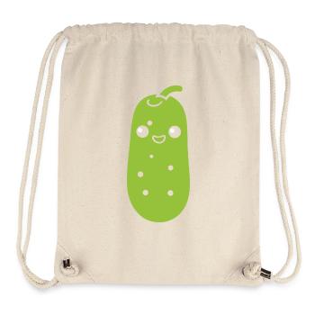 Cornichon - Sac à cordon recyclé Stanley/Stella - blanc naturel - Devant