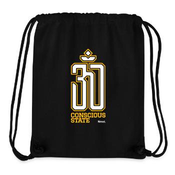 College Team Varsity Om - Stanley/Stella recycelter Gym Bag - Schwarz - Vorne