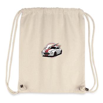 Racing classic with red stripes - Stanley/Stella Recycled Gym Bag - natural - Front