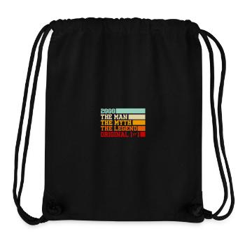 2000 The Man The Myth The Legend - Stanley/Stella Recycled Gym Bag - black - Front