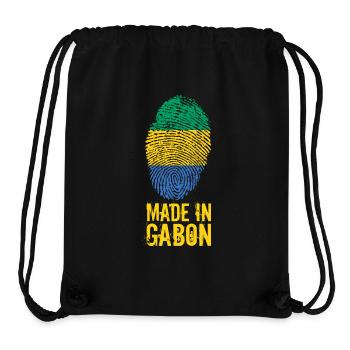 Made In Gabon / Gabon / Le Gabon - Stanley/Stella Recycled Gym Bag - black - Front