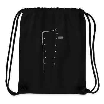 Kochjacke für den Fünf Sterne Grillchef (weiß) - Stanley/Stella recycelter Gym Bag - Schwarz - Vorne