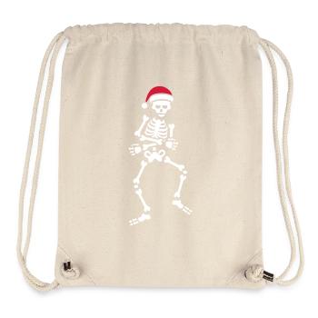 Skibidi challenge meme Skelett Weihnachten Tanz - Stanley/Stella recycelter Gym Bag - Naturweiß - Vorne