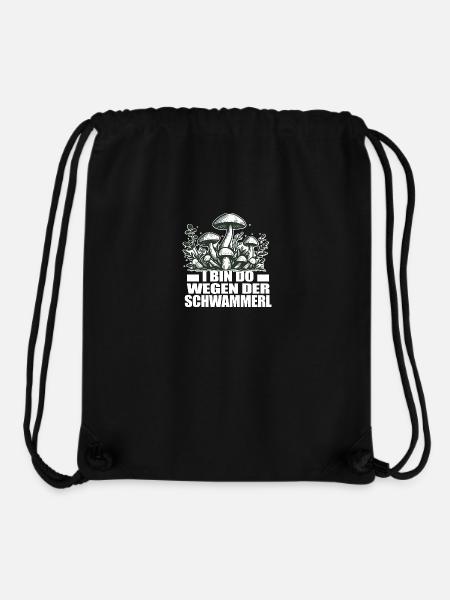 Schwammerl Pilze Spruch - Stanley/Stella recycelter Gym Bag - Schwarz