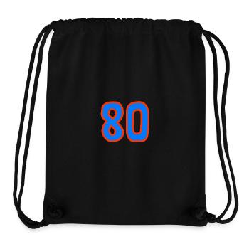 80. 80 JAHRE. 80. JAHRESTAG. 80-JÄHRIGES JUBILÄUM. - Stanley/Stella recycelter Gym Bag - Schwarz - Vorne