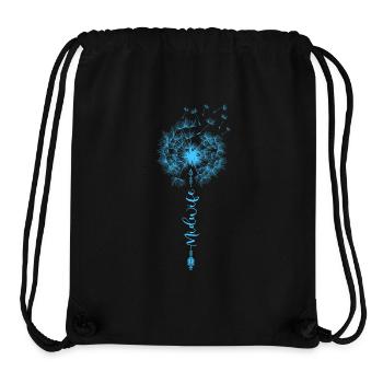 Hebamme Pusteblume Dandelion Herz Pfeil Tattoo - Stanley/Stella recycelter Gym Bag - Schwarz - Vorne