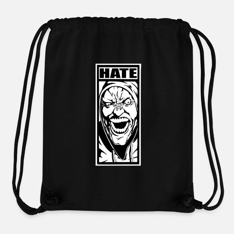 Hass - Stanley/Stella recycelter Gym Bag - Schwarz