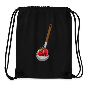Suppenkelle Tomaten Tomate Koch Köche Köchin - Stanley/Stella recycelter Gym Bag - Schwarz - Vorne
