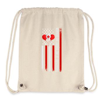 Tabarnak Ich verlasse Kanada Reisegeschenk Kanada - Stanley/Stella recycelter Gym Bag - Naturweiß - Vorne