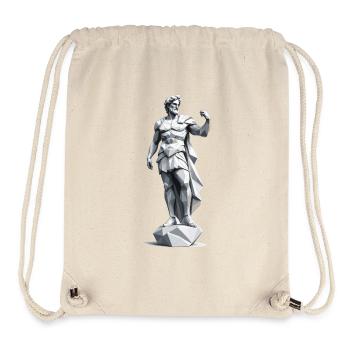 Griechischer Gott - Low Poly Design - Stanley/Stella recycelter Gym Bag - Naturweiß - Vorne