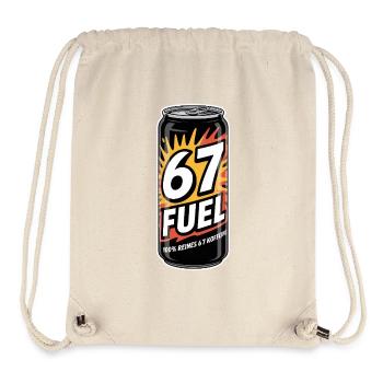 67 Fuel Energy Can 67 Caffeine Power - Stanley/Stella Recycled Gym Bag - natural - Front