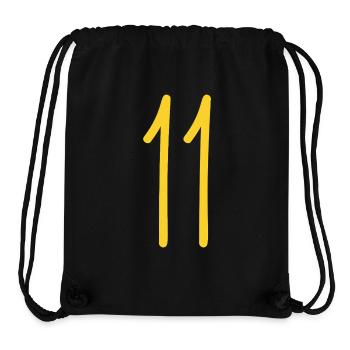 11 - Stanley/Stella recycelter Gym Bag - Schwarz - Vorne