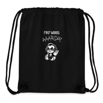 First Words of Doom - Stanley/Stella Recycled Gym Bag - black - Front