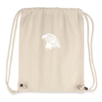 Eagle Portrait for Nature Bird Lovers - Stanley/Stella Recycled Gym Bag - natural - Front