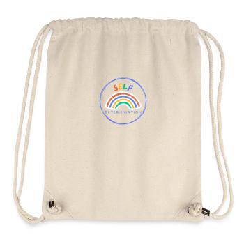 self-determination - Stanley/Stella Recycled Gym Bag - natural - Front