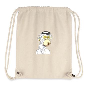 Ape mit Goldbrille - Stanley/Stella recycelter Gym Bag - Naturweiß - Vorne