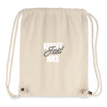 Kmoet just nothing, Dialecte anversois Chemises - Sac à cordon recyclé Stanley/Stella - blanc naturel - Devant