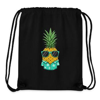 Cool Pineapple - Stanley/Stella Recycled Gym Bag - black - Front