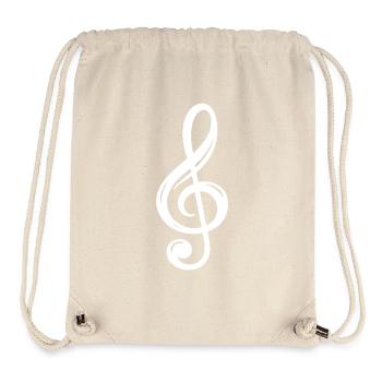 clef symbol - Stanley/Stella Recycled Gym Bag - natural - Front