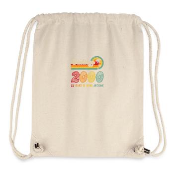Vintage 2000, birthday gift 23 years - Stanley/Stella Recycled Gym Bag - natural - Front