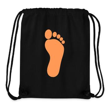 Fuß Füße Fußpflege Podologie - Stanley/Stella recycelter Gym Bag - Schwarz - Vorne