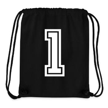 Number one - Stanley/Stella Recycled Gym Bag - black - Front