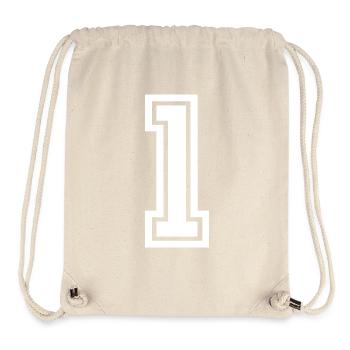 Number one - Stanley/Stella Recycled Gym Bag - natural - Front