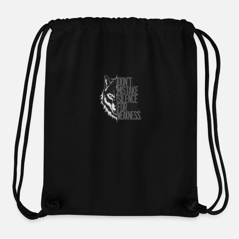 Wisdom - Stanley/Stella Recycled Gym Bag - black