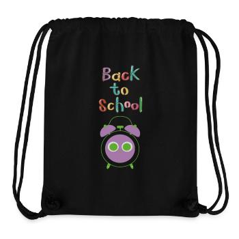 Back to School - Stanley/Stella Recycled Gym Bag - black - Front