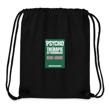 PSYCHO_06 - Stanley/Stella recycelter Gym Bag - Schwarz - Vorne