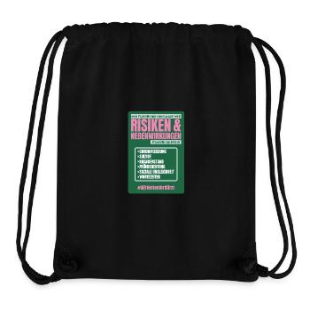 PSYCHO_03 - Stanley/Stella recycelter Gym Bag - Schwarz - Vorne