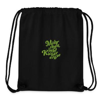 Logo without background green - Stanley/Stella recycelter Gym Bag - Schwarz - Vorne