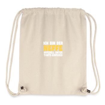 Familienmotiv Neffe - Stanley/Stella recycelter Gym Bag - Naturweiß - Vorne