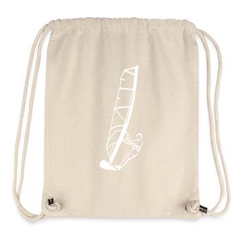 Garçon de planche à voile - Sac à cordon recyclé Stanley/Stella - blanc naturel - Devant