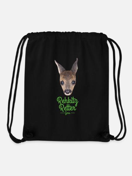 Rehkitz 1.2 - Stanley/Stella recycelter Gym Bag - Schwarz