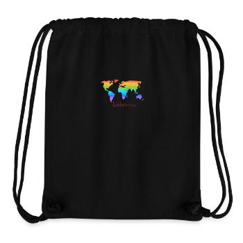 Liebe>Hass. Liebe für alle. - Stanley/Stella recycelter Gym Bag - Schwarz - Vorne