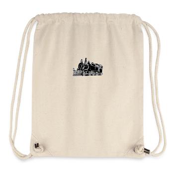 Dampflok – Eleganz auf den Gleisen - Stanley/Stella recycelter Gym Bag - Naturweiß - Vorne