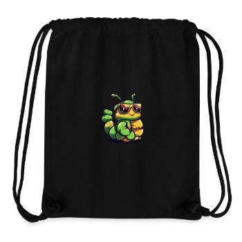 Worm Cool Animal - Stanley/Stella Recycled Gym Bag - black - Front