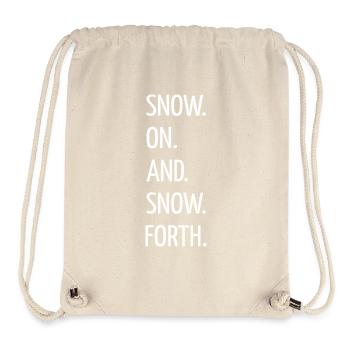 anonymous hacker glitch happy gift idea statement - Stanley/Stella recycelter Gym Bag - Naturweiß - Vorne