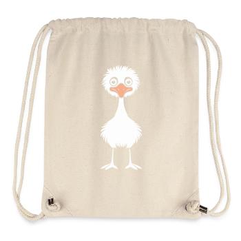 autruche - Sac à cordon recyclé Stanley/Stella - blanc naturel - Devant