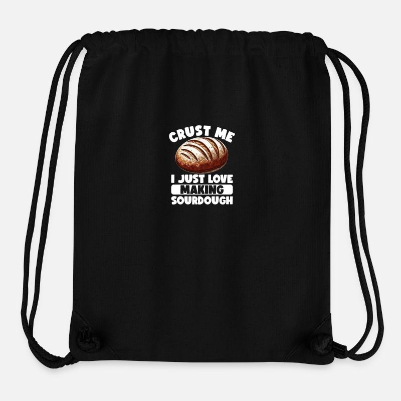 Sourdough Bread Bread Baking Sourdough Starter - Stanley/Stella Recycled Gym Bag - black