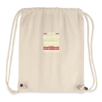 Busfahrer Geschenk Bus Busfahren Linienbus - Stanley/Stella recycelter Gym Bag - Naturweiß - Vorne